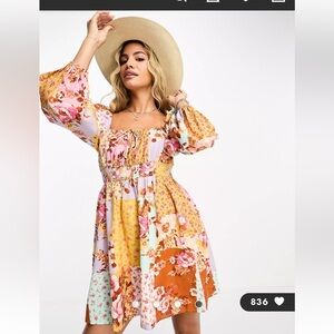 Miss selfridge cotton mini dress